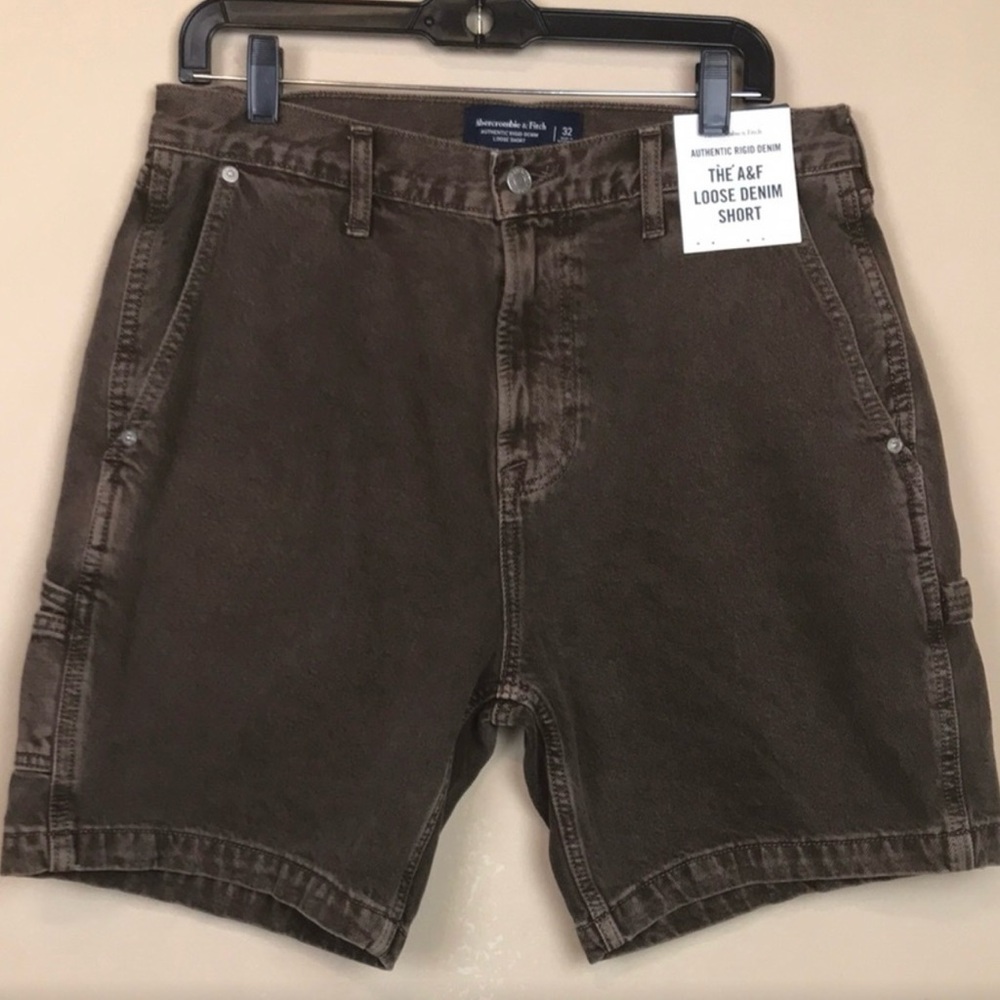 Abercrombie & Fitch Authentic Rigid Denim Loose Short